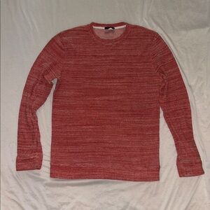 A.P.C. Rue Madame Paris Red Melange Crewneck Sweatshirt - XL